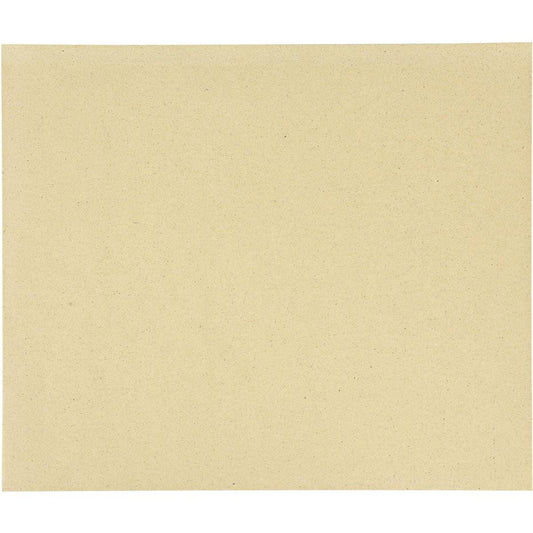 Das Duni GmbH Gras-Einwickelpapier Bloom Large (462x390 mm) ist ein unifarbenes, hellbeiges Graspapier mit einer leicht rauen Struktur - ideal für umweltfreundliche Verpackungen; erhältlich in Packungen zu 1000 Blatt.