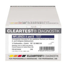 Cleartest Typ grypy: A i B Opakowanie: 5 testów | Opakowanie (5 testów)