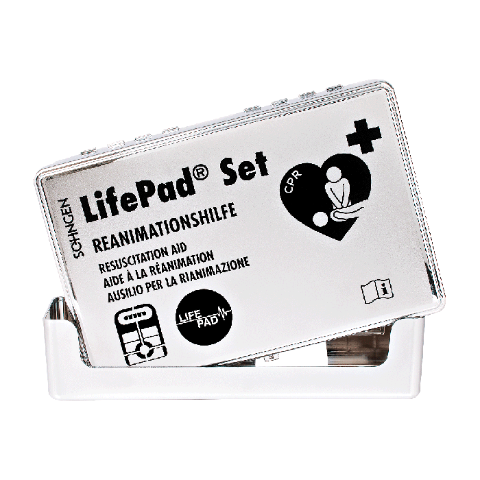 LifePad®-Box chrome inkl. Wandhalterung