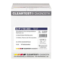 Cleartest CrP (10/30) Wartość odcięcia: 10 mg/l Odniesienie: 30 mg/l Opakowanie: 10 testów | Opakowanie (10 testów)