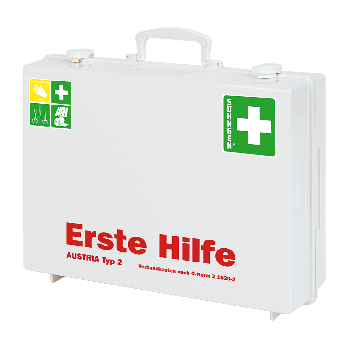 Erste Hilfe Koffer MT-CD weiß mit Füllung nach ÖNORM Z 1020 2