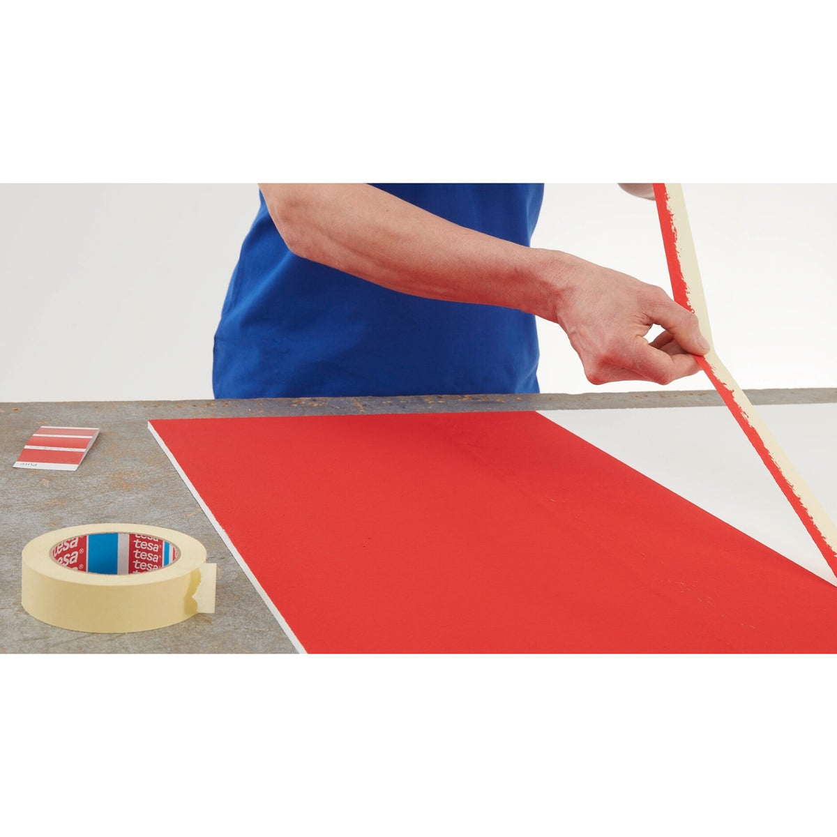 tesa Professional 4323 Abdeckband, hellbeige – Anwendung