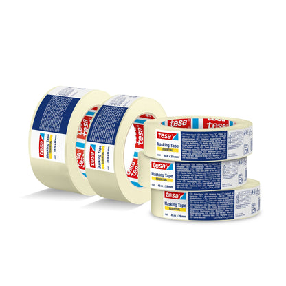 tesa 4347 Essential Papierklebeband, chamois – Sortiment