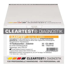 Test Cleartest Strep-B (GBS) Streptococcus B, opakowanie: 10 testów | Opakowanie (10 testów)