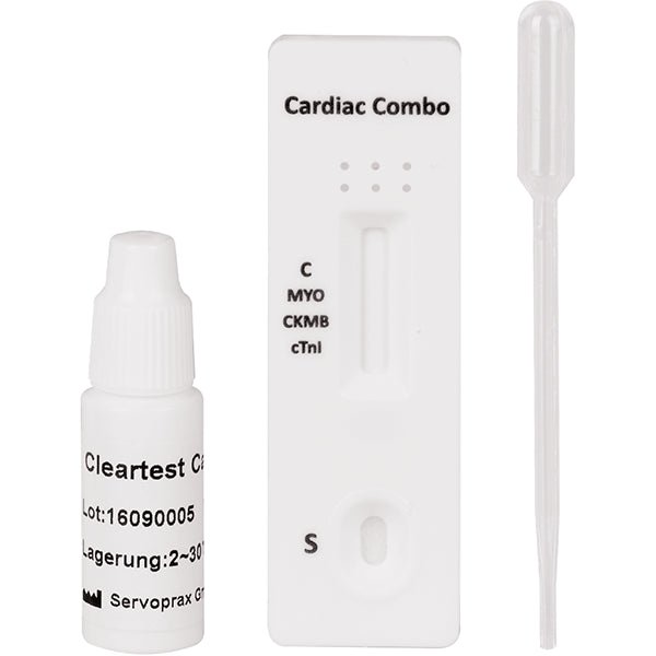 Cleartest Cardio Myglobin/CK-MB/Trop I Opakowanie: 10 testów | Opakowanie (10 testów)