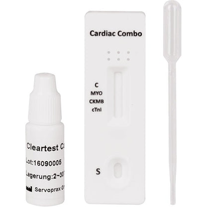 Cleartest Cardio Myglobin/CK-MB/Trop I Opakowanie: 10 testów | Opakowanie (10 testów)