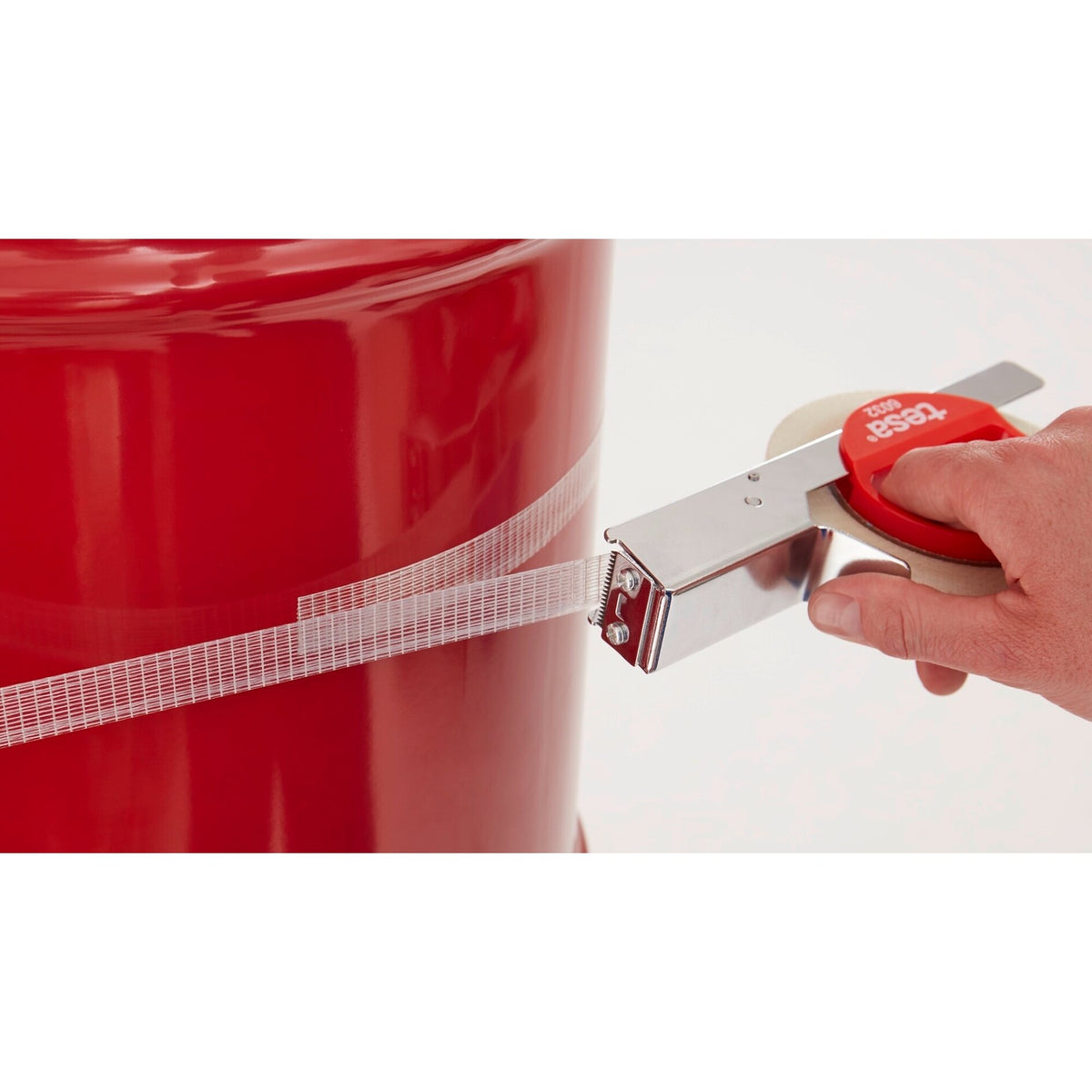 tesa 4591 Kreuzfilamentklebeband, transparent – Anwendung
