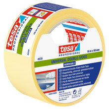 tesa Professional 4939 Verlegeband ablösbar universal, weiß-transluzent 10 m x 50 mm
