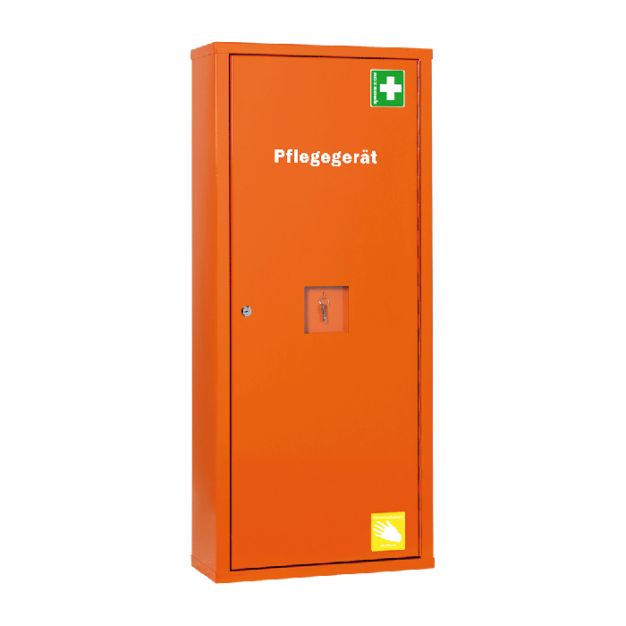 ANBAUSAFE Pflegegerät gefüllt orange