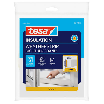 tesa INSULATION Dichtungsband, weiß 10 m x 25 mm