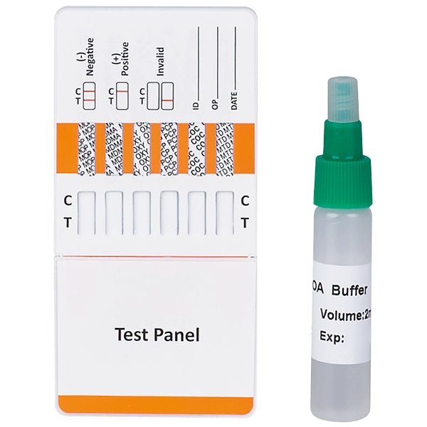 Cleartest Multi Drug Test przecierany 12-krotna kombinacja leków, płytka testowa