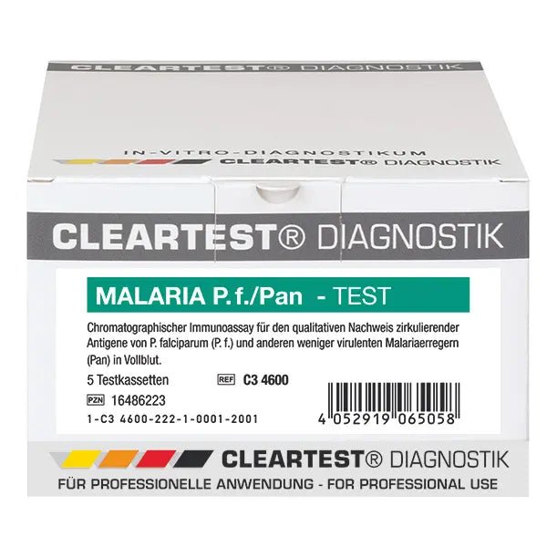 Cleartest Malaria P.f./Pan Opakowanie: 5 kaset testowych | Opakowanie (5 testów)