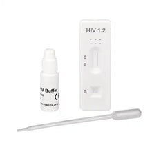 Cleartest HIV 1.2 Opakowanie: 10 testów wraz z akcesoriami | Opakowanie (10 testów)