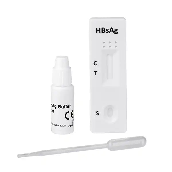 Cleartest HBsAg Pack: 10 testów wraz z akcesoriami | Opakowanie (10 testów)