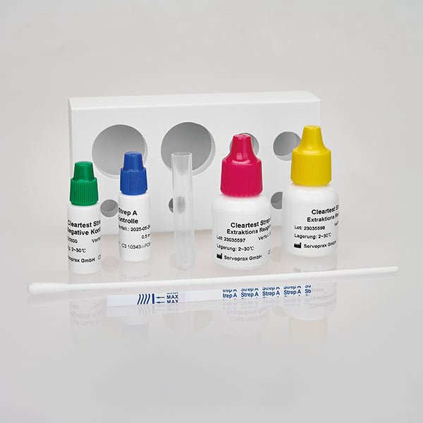 Cleartest light Strep-A, opakowanie pasków testowych: 25 testów | Opakowanie (25 testów)