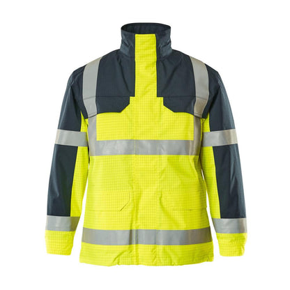 MASCOT® Lungern Parka Multisafe, odblaskowa żółto/granatowa