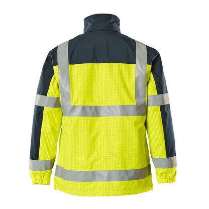 MASCOT® Lungern Parka Multisafe, odblaskowa żółto/granatowa
