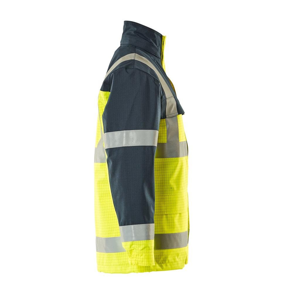 MASCOT® Lungern Parka Multisafe, odblaskowa żółto/granatowa