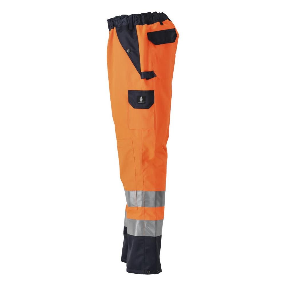 Spodnie wierzchnie MASCOT® Linz, odblaskowe pomarańczowe/granatowe
