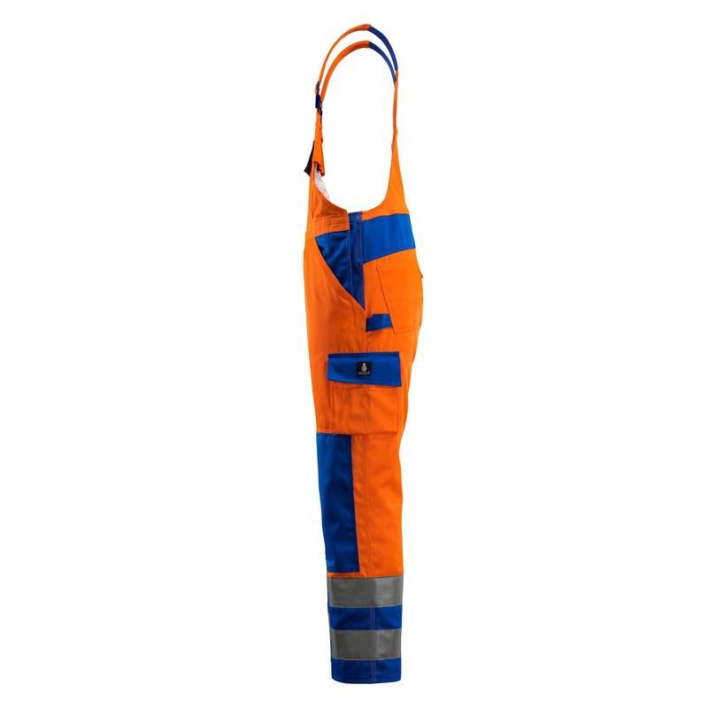 Ogrodniczki MASCOT® Barras, odblaskowy pomarańczowy/granatowy błękit