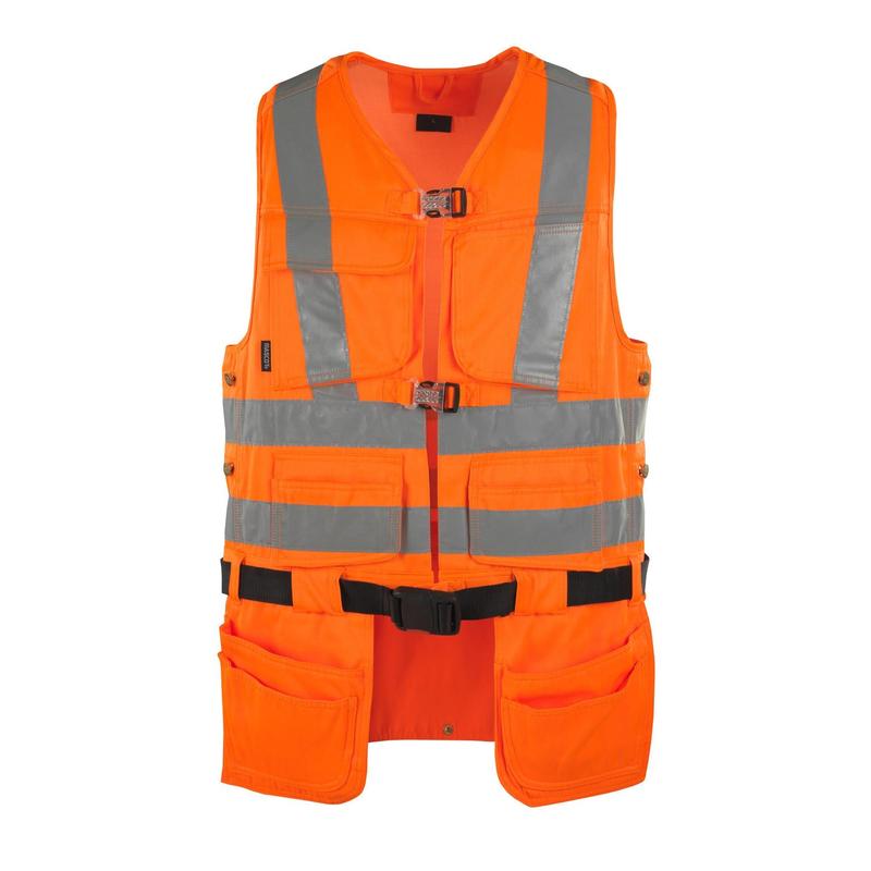 Kamizelka narzędziowa MASCOT® Yorkton, pomarańczowa odblaskowa