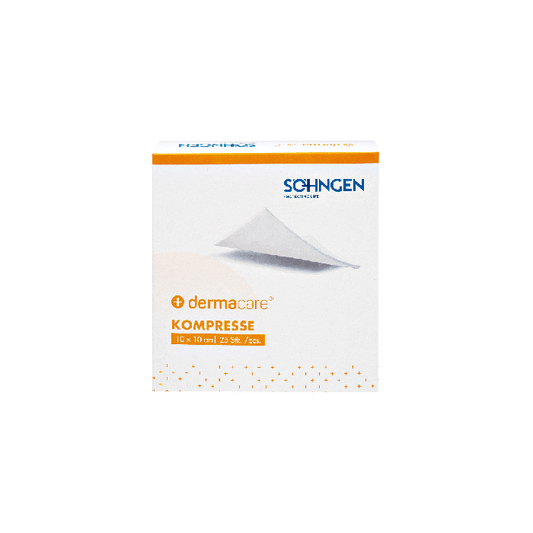 DermaCare® – kompresy, opakowanie zawierające 25 sztuk, 10 x 10 cm