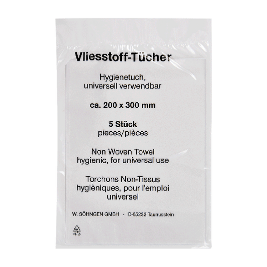 Chusteczki z włókniny 200 x 300 mm, po 5 sztuk