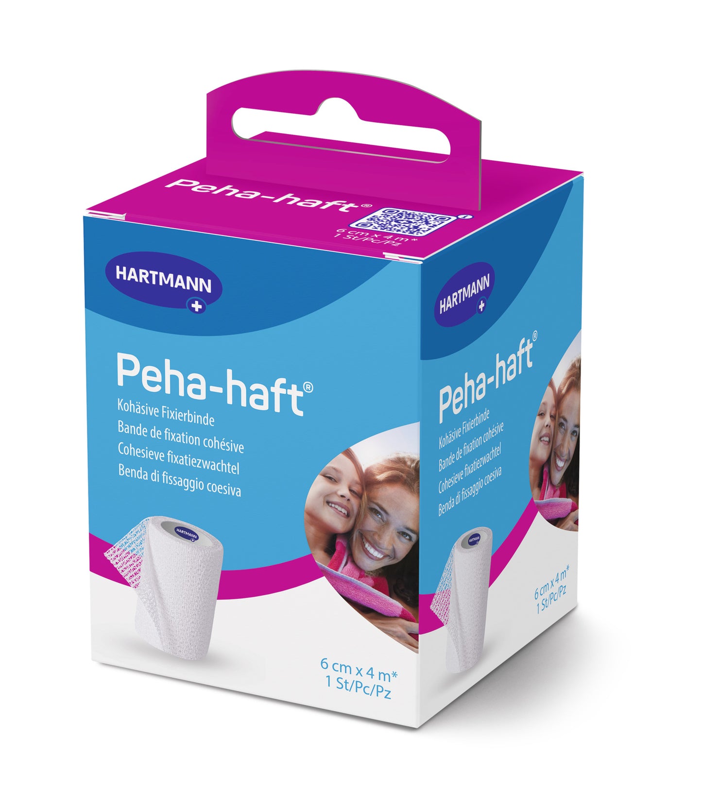Hartmann Peha-haft 6cm x 4m P1 DE, FR, NL, IT | Opakowanie (1 szt.)