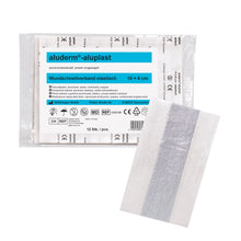 Zestaw aluderm®-aluplast elastyczny VBK, 12 sztuk, każda o wymiarach 10 x 6 cm