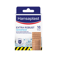 Plastry Hansaplast EXTRA ROBUST 2,6 x 7,6 cm, po 16 sztuk