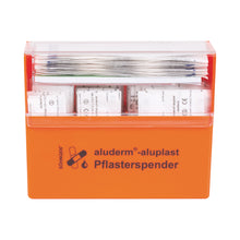 Dozownik plastrów aluderm®-aluplast z zawartością