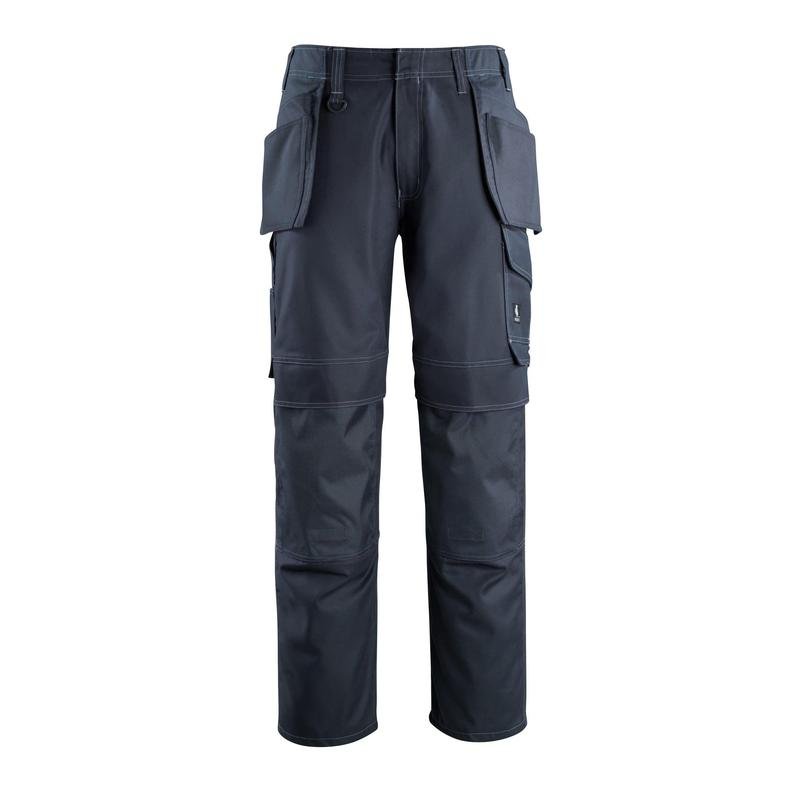 Spodnie rzemieślnicze MASCOT® Springfield, czarno-niebieskie