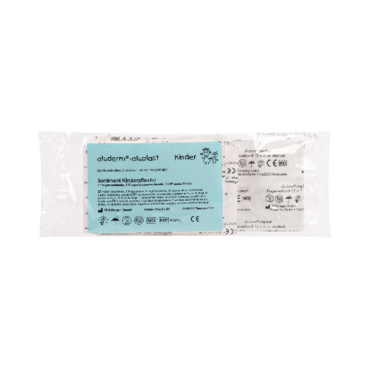 Zestaw elastycznych plastrów dla dzieci aluderm®-aluplast, 20 sztuk