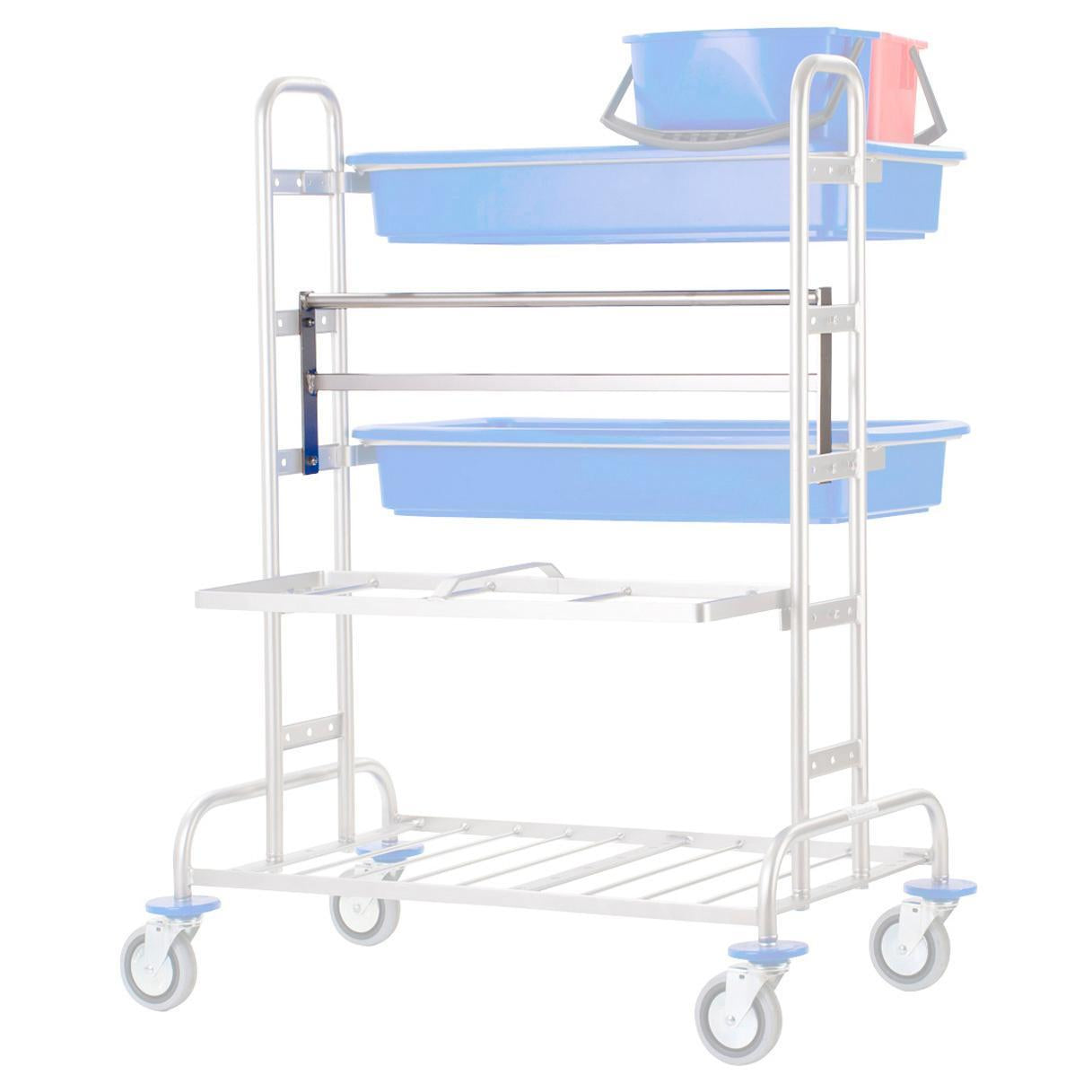 Uchwyt do prasy VERMOP II, chromowany, 66x3x21 cm