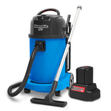 Odkurzacz akumulatorowy Numatic do pracy na sucho i na mokro WBV470NX/1, niebieski, zestaw akcesoriów A11/85 | Opakowanie (1 szt.)