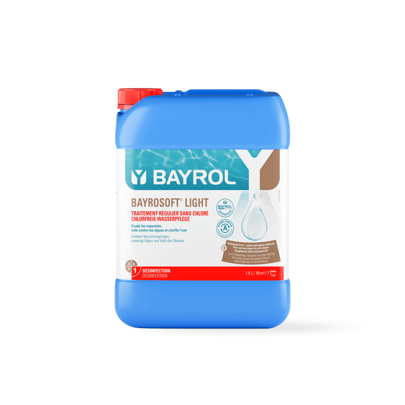 BAYROL Bayrosoft® Light 20 L na bazie aktywnego tlenu do dezynfekcji | Kanister (20 l) 