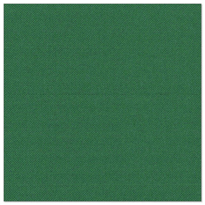 Ein quadratischer, grüner Stoff mit fein strukturierter Oberfläche und einer schwachen horizontalen Naht, so elegant wie PAPSTAR 50 Servietten "ROYAL Collection" 1/4-Falz 40 x 40 cm grün von PAPSTAR GmbH.
