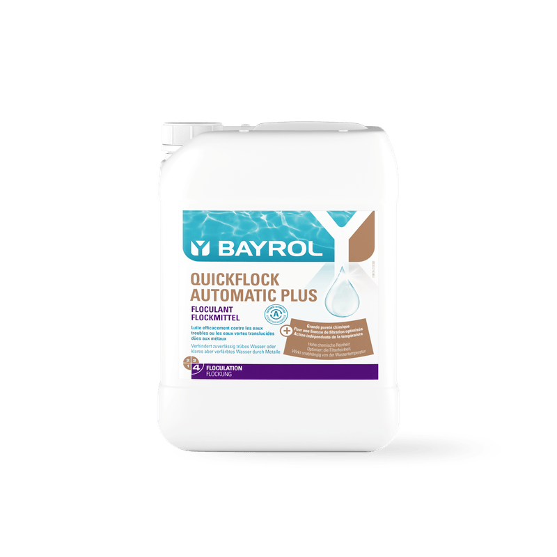 BAYROL Quickflock Automatic Plus 20 L Płynny środek flokulacyjny | Kanister (20 l) 