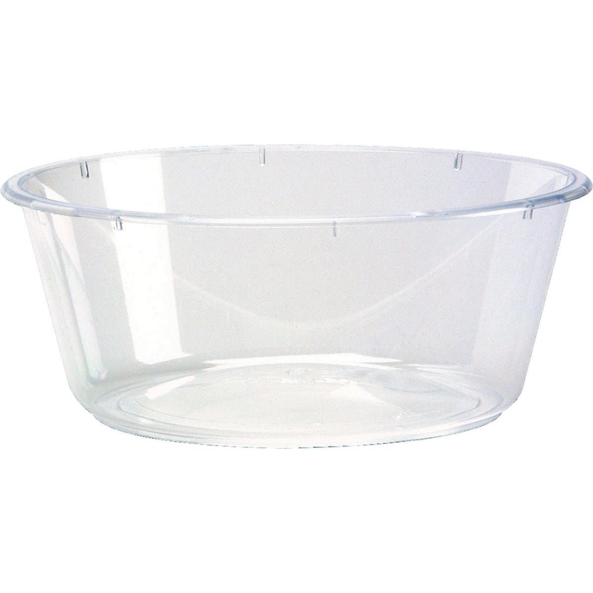 Przezroczysta, okrągła miseczka deserowa 104x104x40 mm od Duni GmbH z gładką krawędzią i ściętymi bokami, idealna do deserów. Sprzedawana w opakowaniach po 75 sztuk. Na jednolitym białym tle.