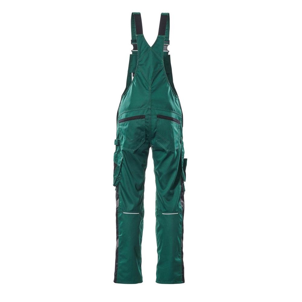 Ogrodniczki MASCOT® Augsburg, zielono-czarne