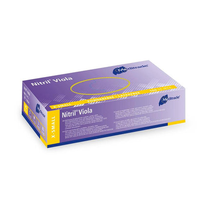 Meditrade Nitril® Viola Nitile Rękawiczki kolorowe fioletowe