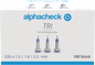 Nakłuwacze bezpieczne Alphacheck TRI 23G | Opakowanie (100 sztuk)