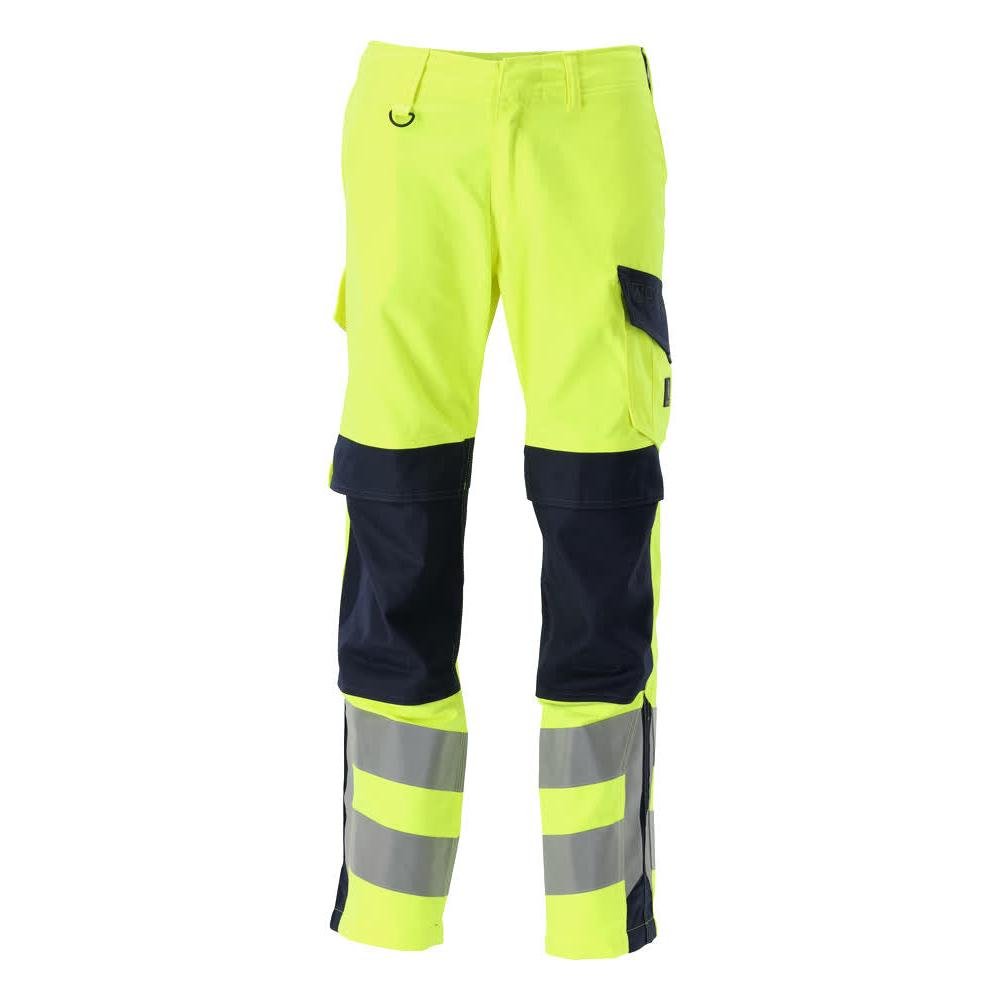 Spodnie MASCOT® Arbon Multisafe, odblaskowe żółto/czarno-niebieskie
