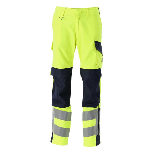 Spodnie MASCOT® Arbon Multisafe, odblaskowe żółto/czarno-niebieskie