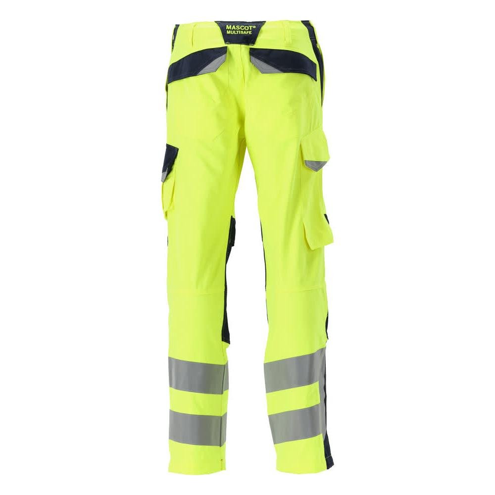 Spodnie MASCOT® Arbon Multisafe, odblaskowe żółto/czarno-niebieskie