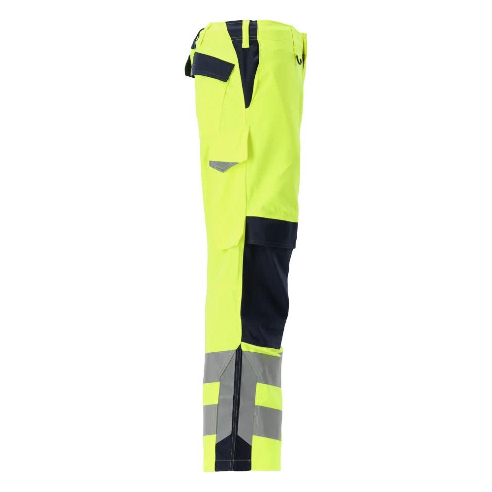 Spodnie MASCOT® Arbon Multisafe, odblaskowe żółto/czarno-niebieskie