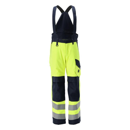 Spodnie zimowe MASCOT® Renens Multisafe, odblaskowe żółto/czarno-niebieskie
