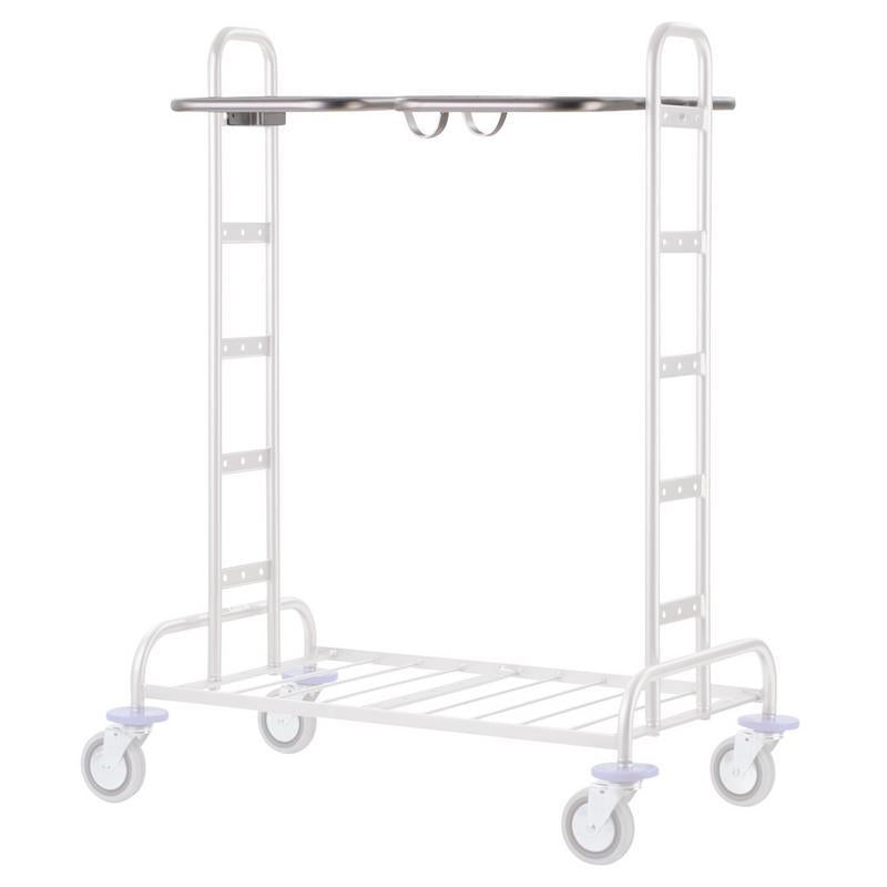 VERMOP uchwyt ramy 2 x 120 L, środkowy, stal nierdzewna, 67 x 50 x 6 cm | 1 sztuka 