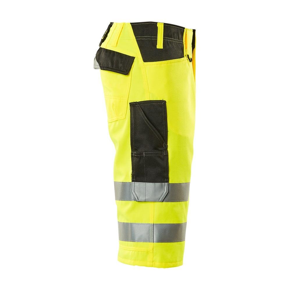 Spodnie MASCOT® Luton o długości 3/4, odblaskowe żółto-czarne
