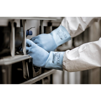 NITRAS BLUE POWER GRIP, rękawice chroniące przed chemikaliami, niebieskie